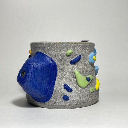 Climbing Cup - Hold Handle - Granite Clay (10-11oz)