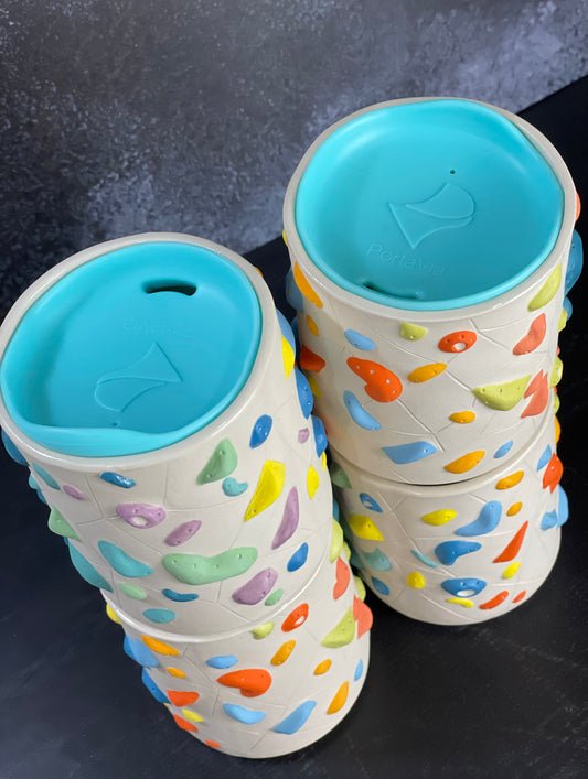 White Climbing Cup (no handle)