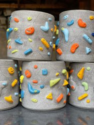 Climbing Cups (no handle) - Granite Clay