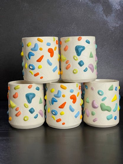 White Climbing Cup (no handle)
