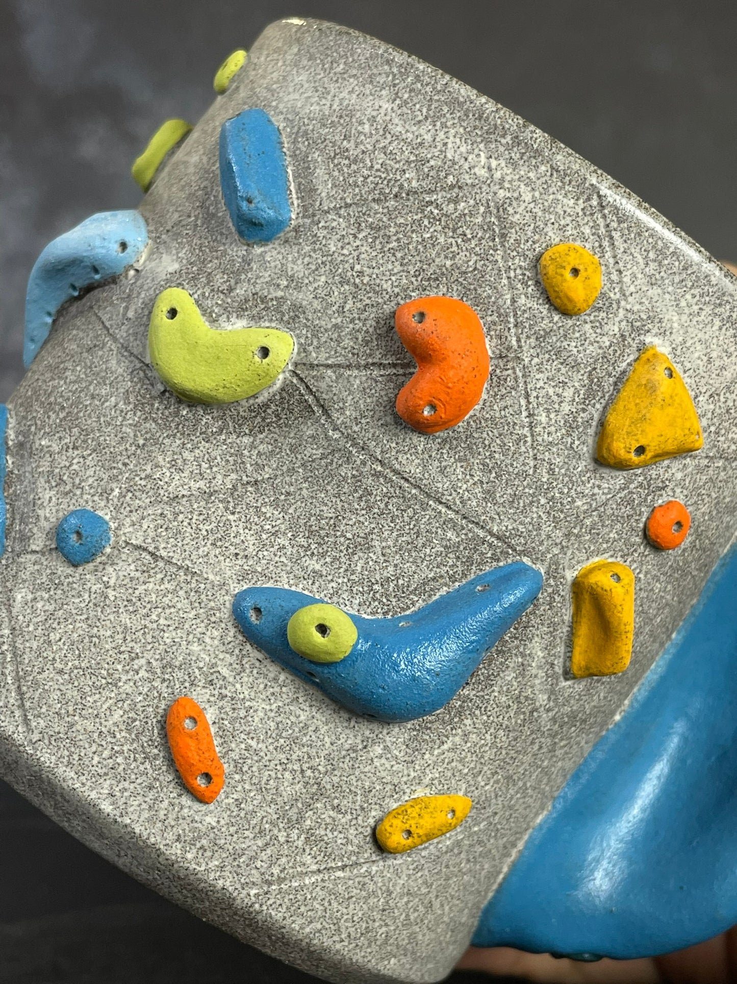 Granite Climbing Cup with Hold Handle 11-15oz - Handsculpted