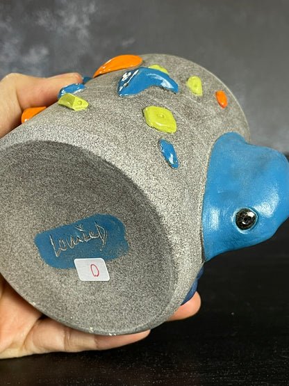 Granite Climbing Cup with Hold Handle 11-15oz - Handsculpted