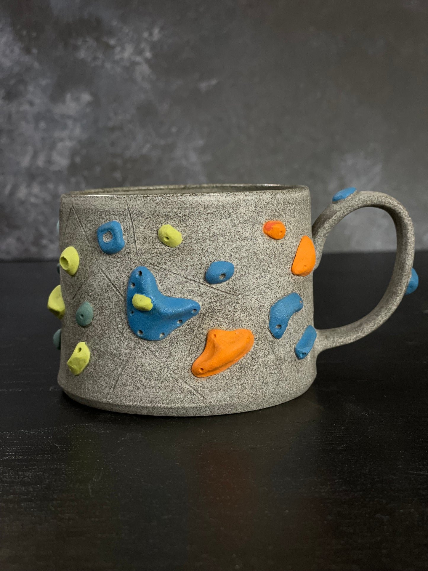Granite Climbing Mug 8-10oz - Handsculpted - SAMPLES