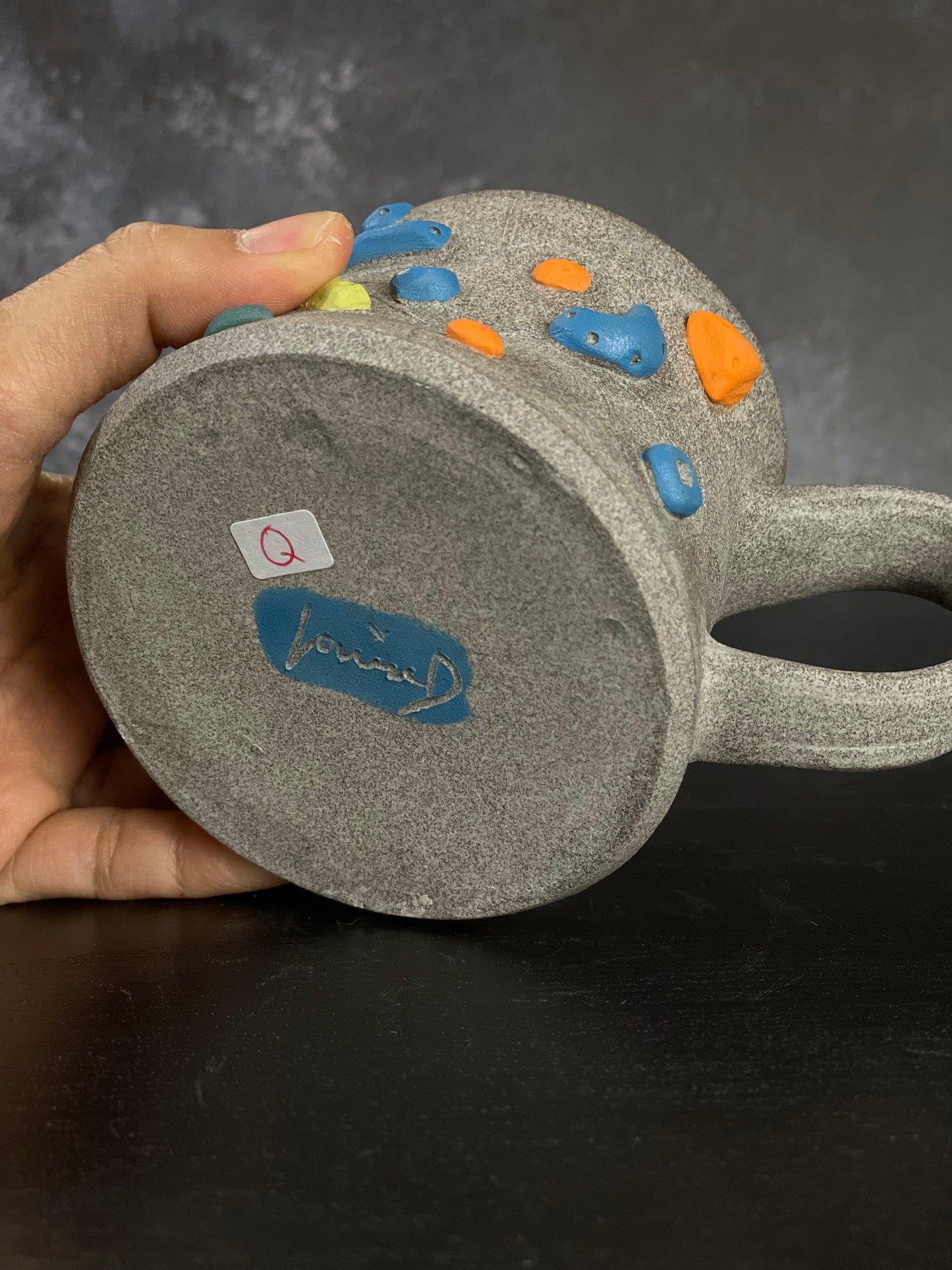 Granite Climbing Mug 8-10oz - Handsculpted - SAMPLES