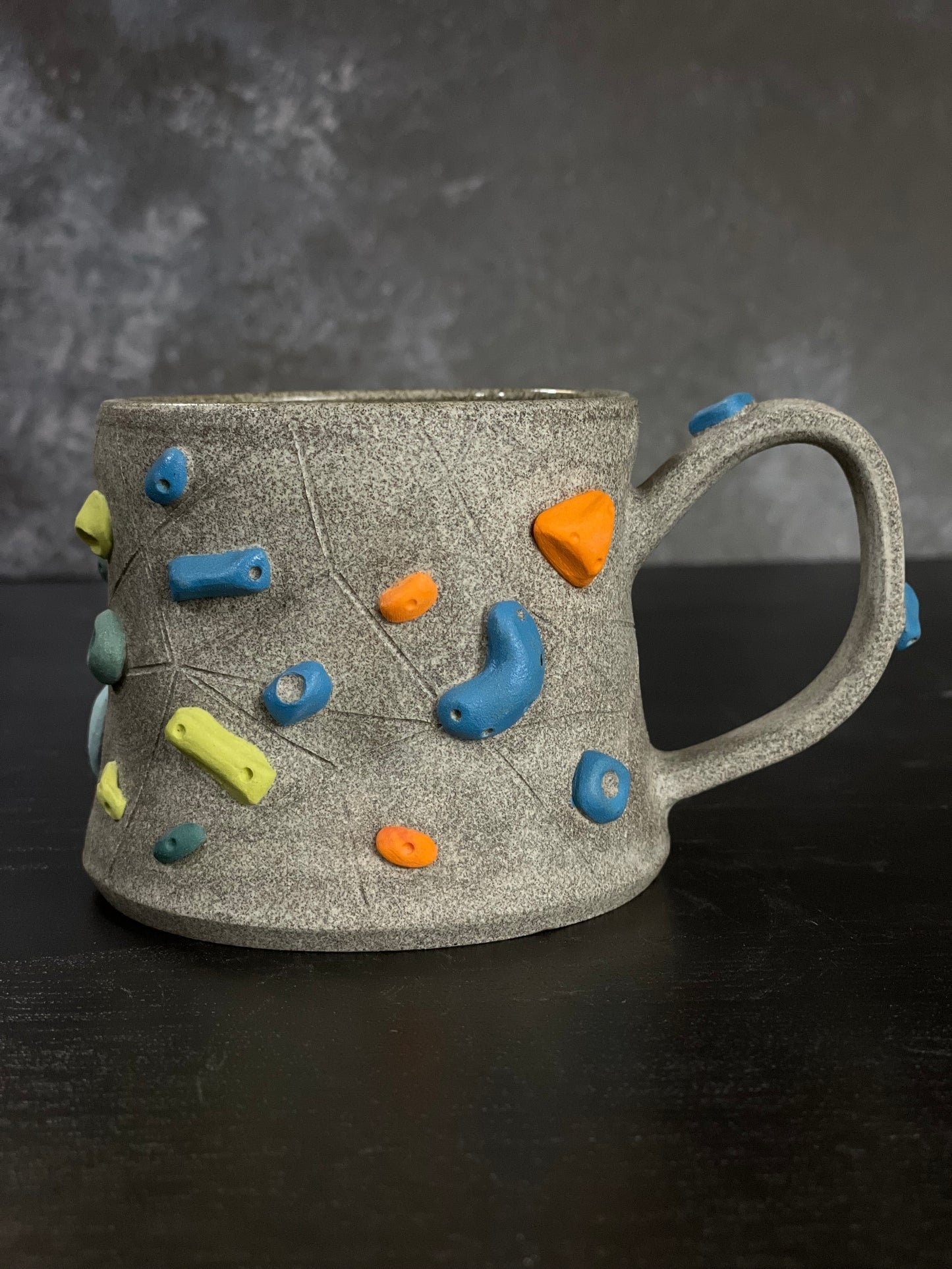 Granite Climbing Mug 8-10oz - Handsculpted - SAMPLES