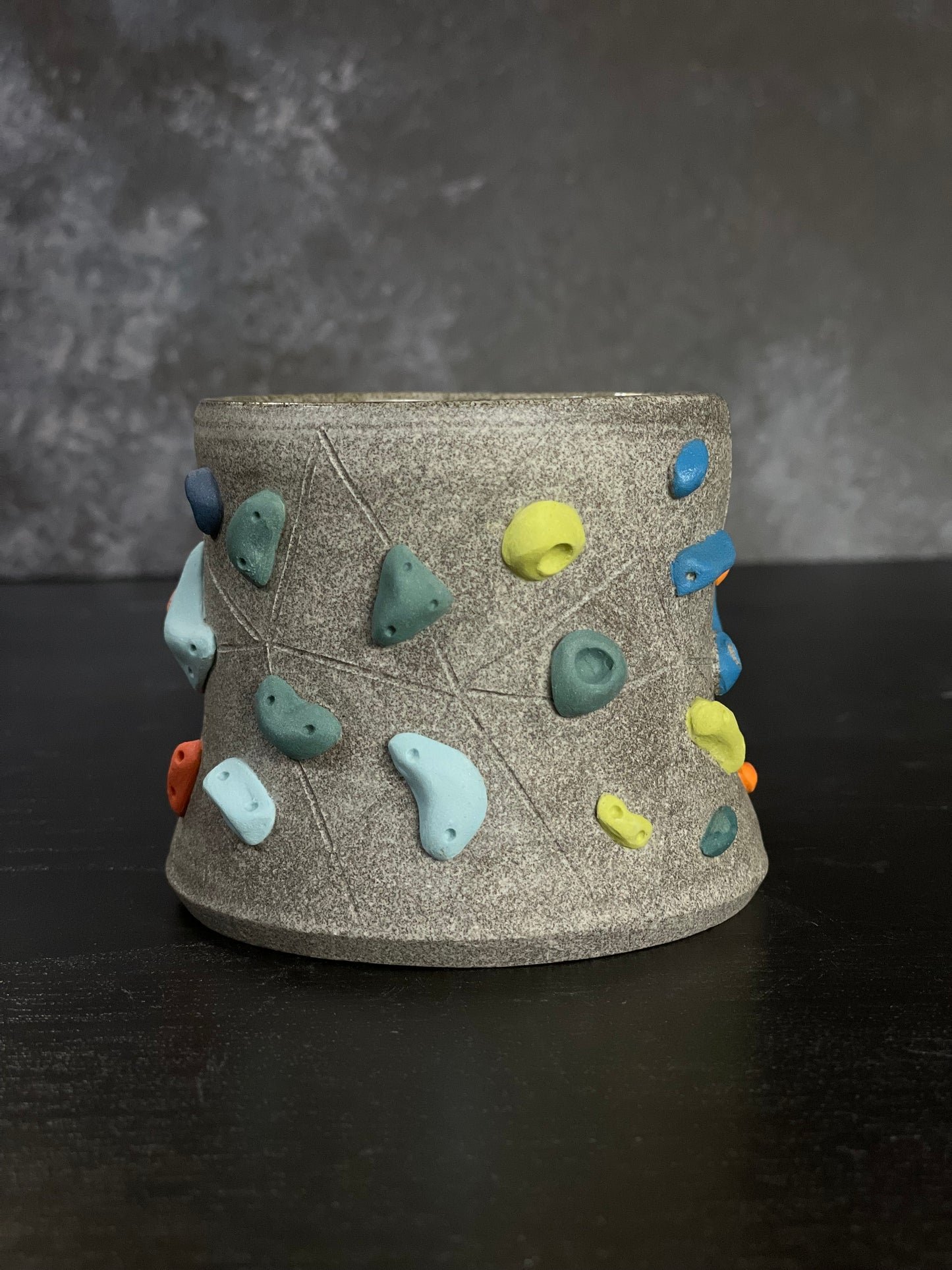 Granite Climbing Mug 8-10oz - Handsculpted - SAMPLES