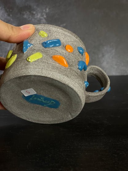 Granite Climbing Mug 8-10oz - Handsculpted - SAMPLES