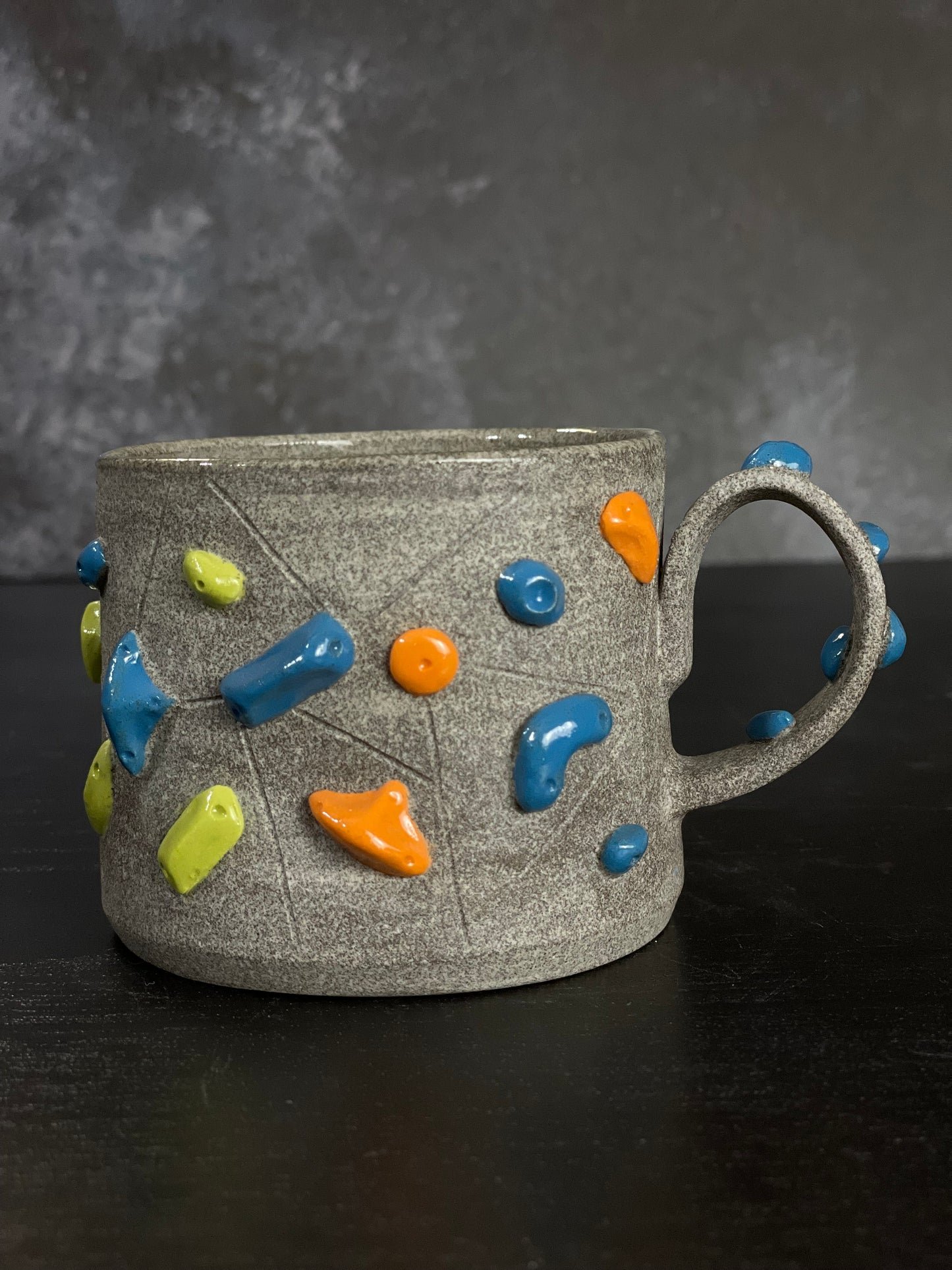 Granite Climbing Mug 8-10oz - Handsculpted - SAMPLES